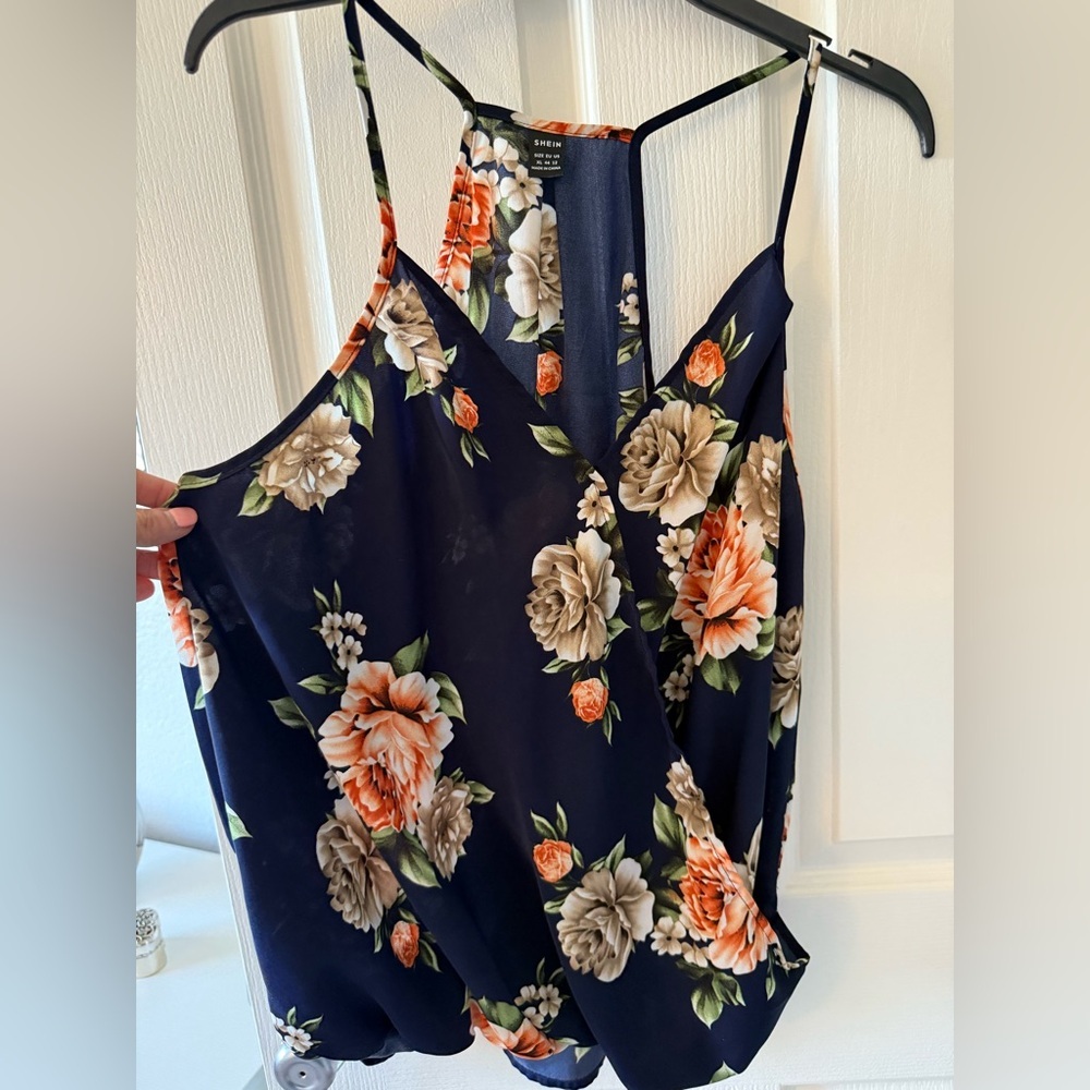 SHEIN Clasi Floral Print High Low Hem Cami Top BUNDLE OF THREE - Picture 7 of 16